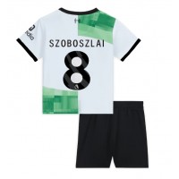 Liverpool Szoboszlai Dominik #8 Udebane Trøje Børn 2023-24 Kortærmet (+ Korte bukser)